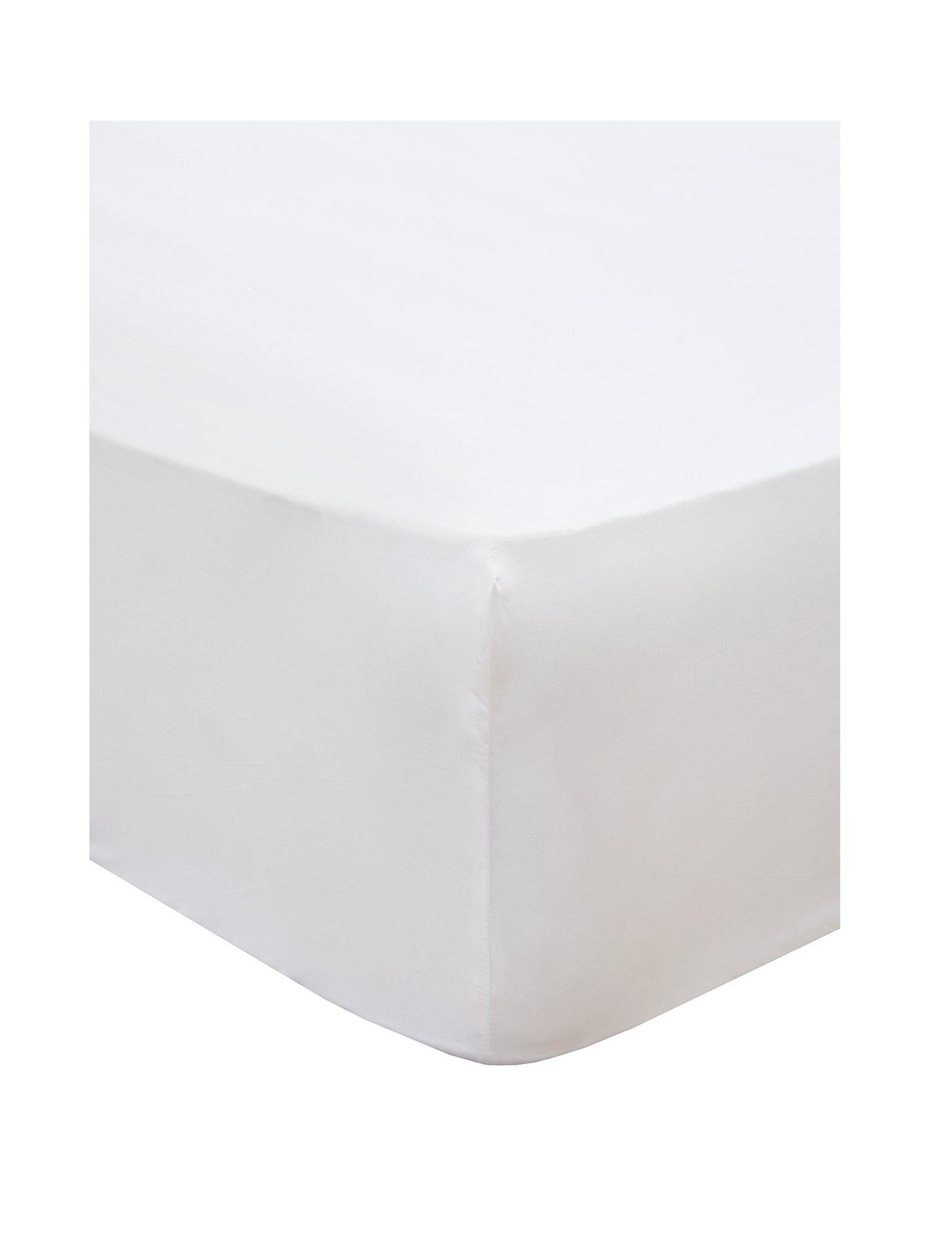 Product photograph of Content By Terence Conran Modal Fitted Sheet In White from very.co.uk