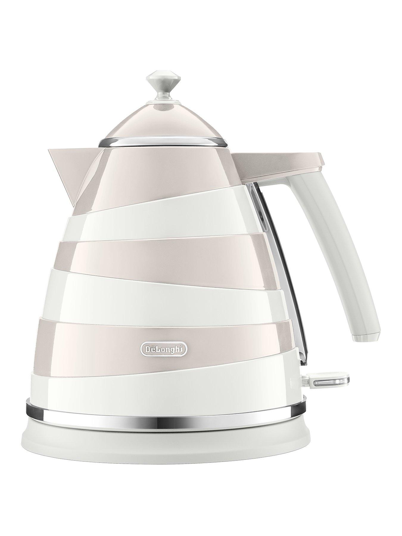 very white kettle