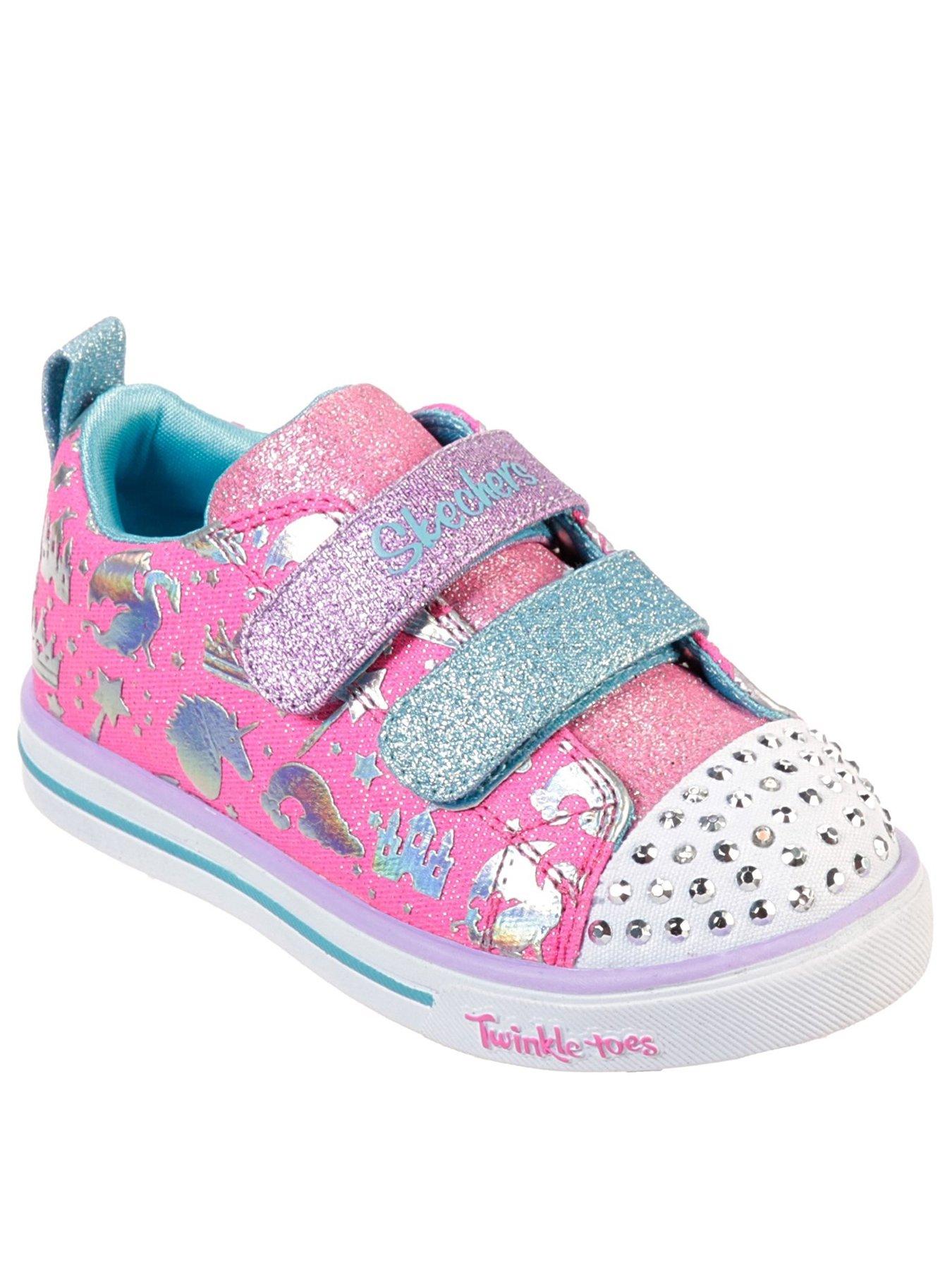 Skechers Toddler Girls Sparkle Light Plimsolls review