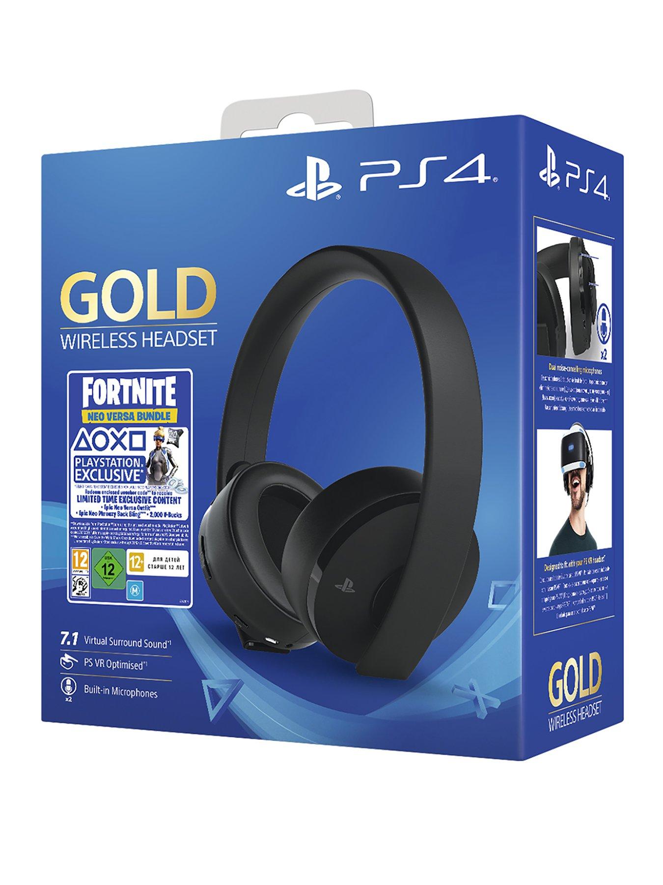 sony playstation gold wireless headset 7.1 surround sound ps4 new version 2018