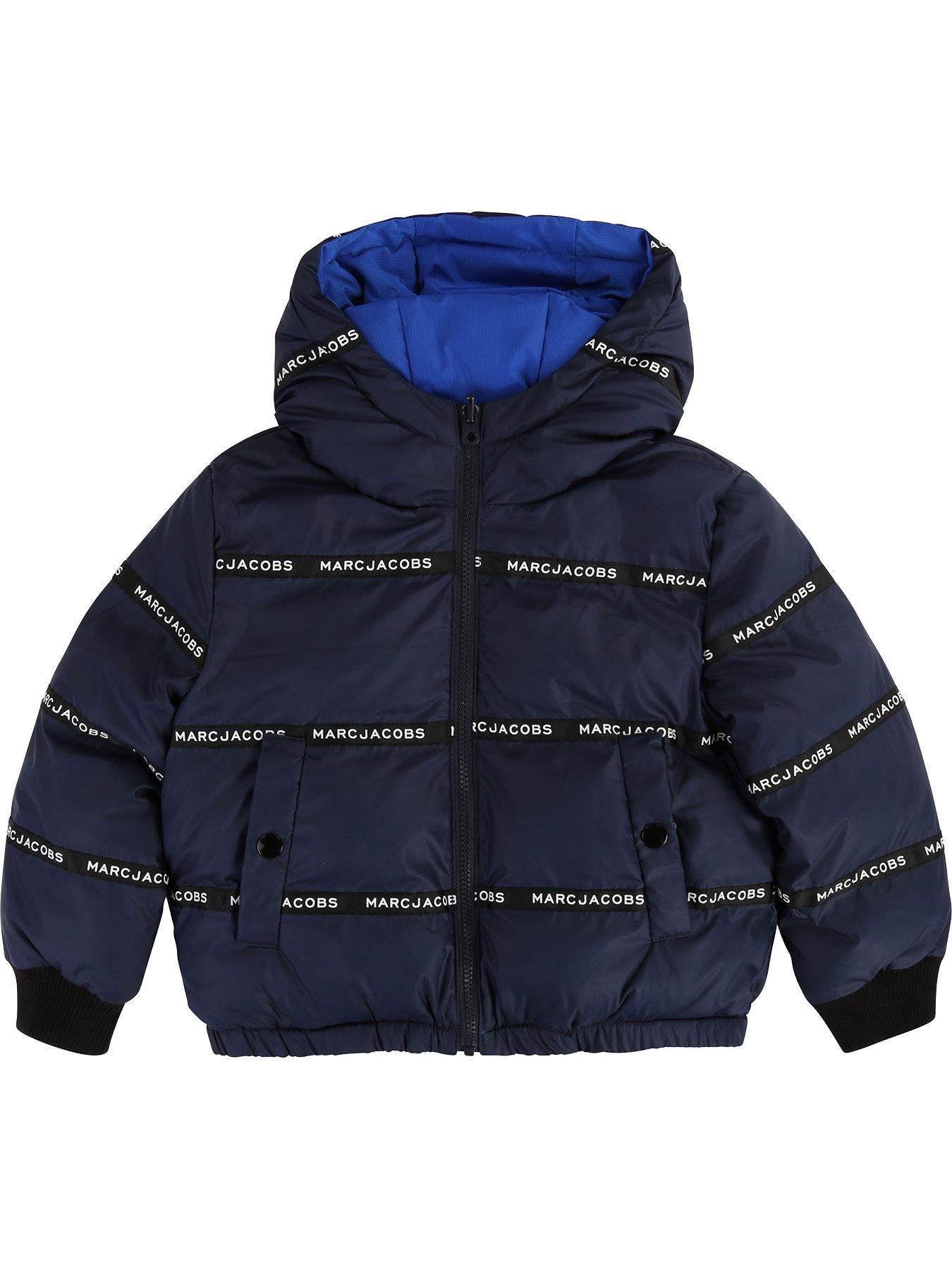 Little Marc Jacobs Boys Reversible Logo Taped Coat review