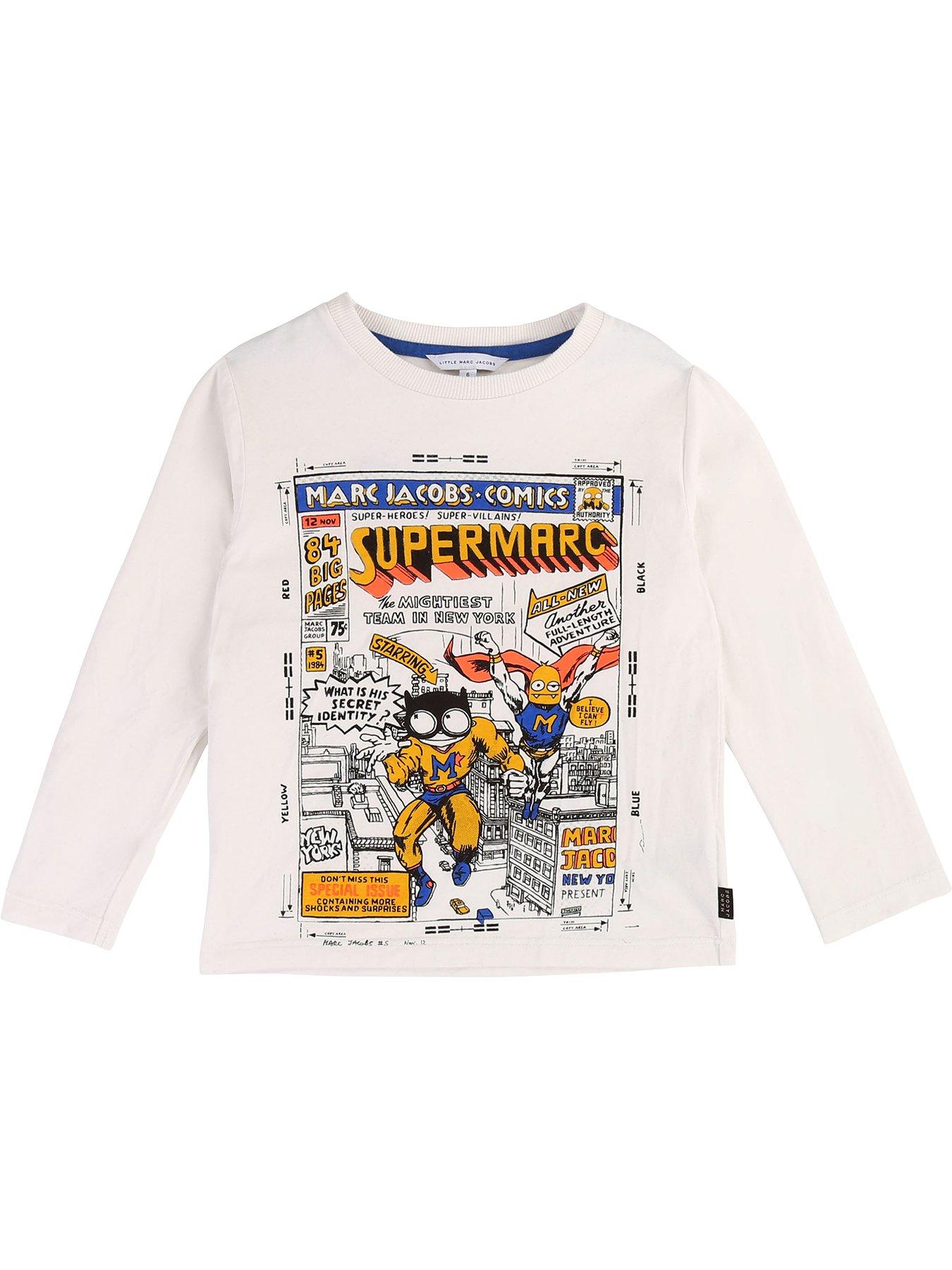 Little Marc Jacobs Boys Comic Print Long Sleeve Top review