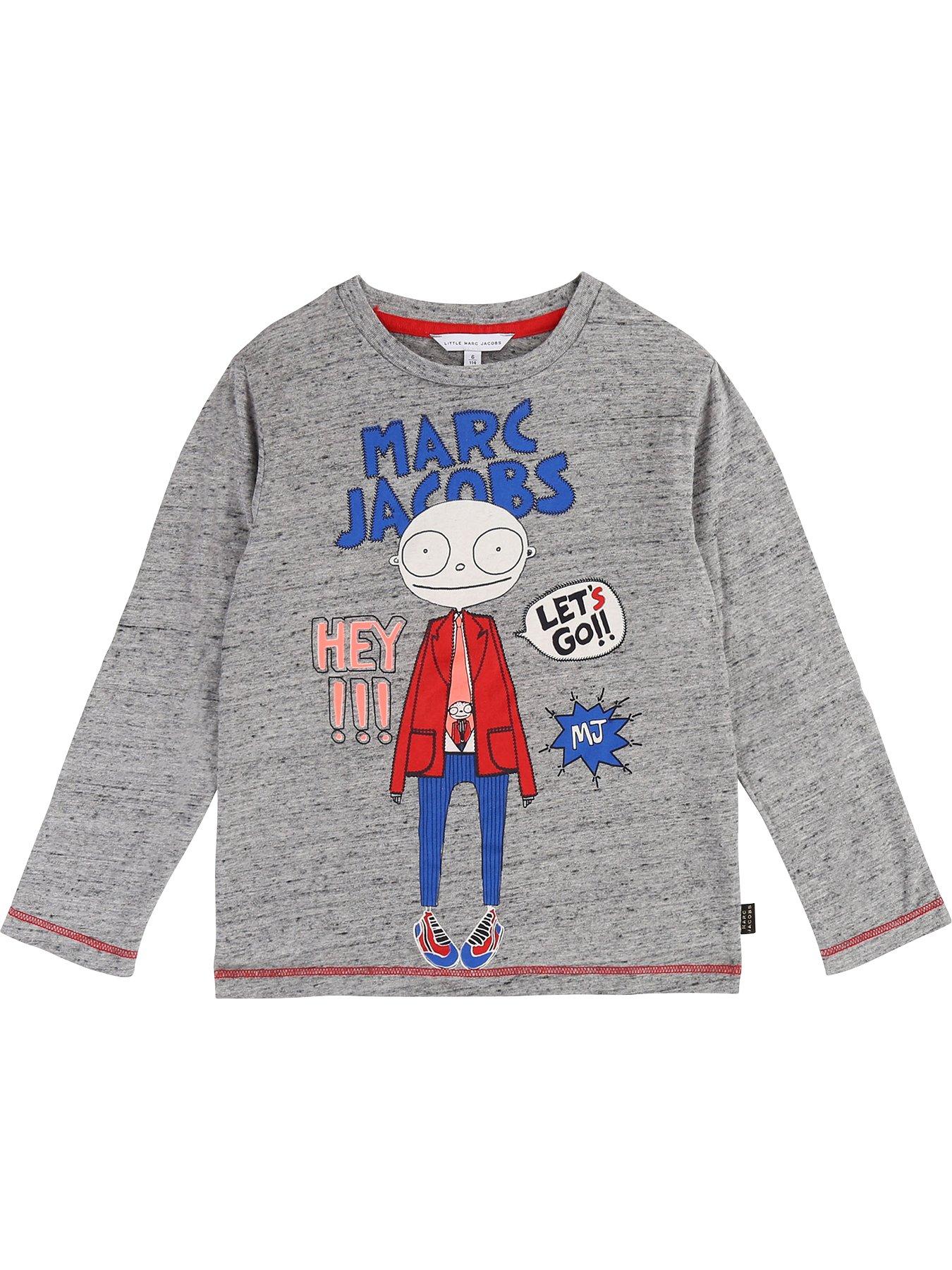 Little Marc Jacobs Boys Mister Marc Print T-Shirt- Grey review