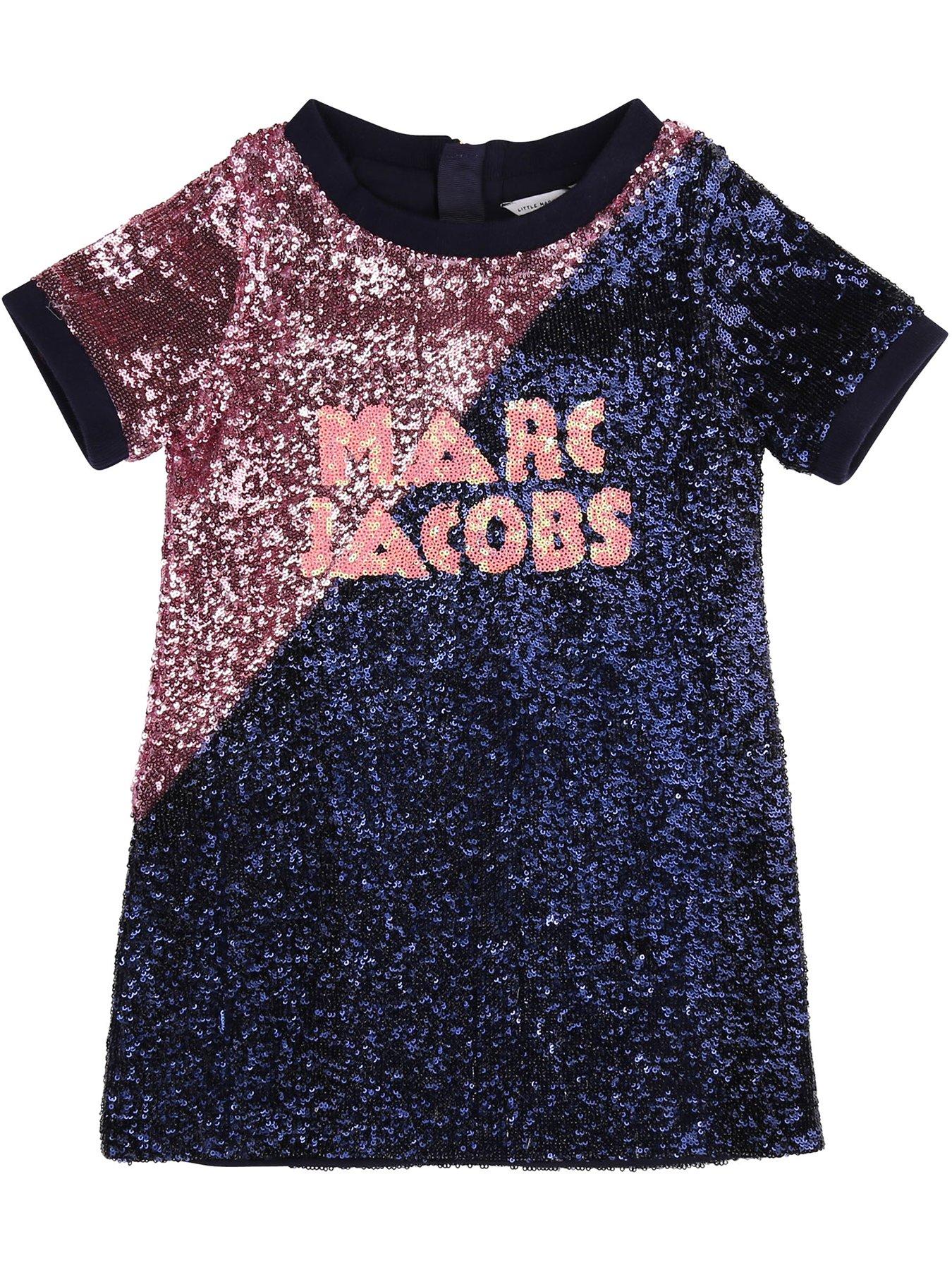 Little Marc Jacobs Girls Sequin Logo Dress review