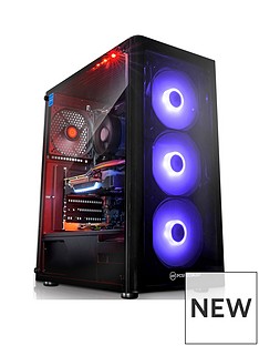 PC Specialist Tracer RT Intel Core i7, 16GB RAM, 1TB Hard Drive & 256GB SSD, 8GB Nvidia Geforce RTX 2060 Graphics, Gaming Desktop - Black