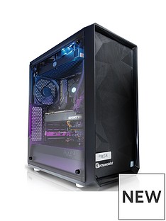 PC Specialist Colossus XT Intel Core i7, 16GB RAM, 2TB Hard Drive & 256GB SSD, 8GB Nvidia Geforce RTX 2080 Gaming Desktop - Black