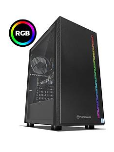 PC Specialist Stalker GT Intel Core i3, 8GB RAM, 1TB Hard Drive & 120GB SSD, 4GB Nvidia Geforce GTX 1650 Graphics, Gaming Desktop - Black