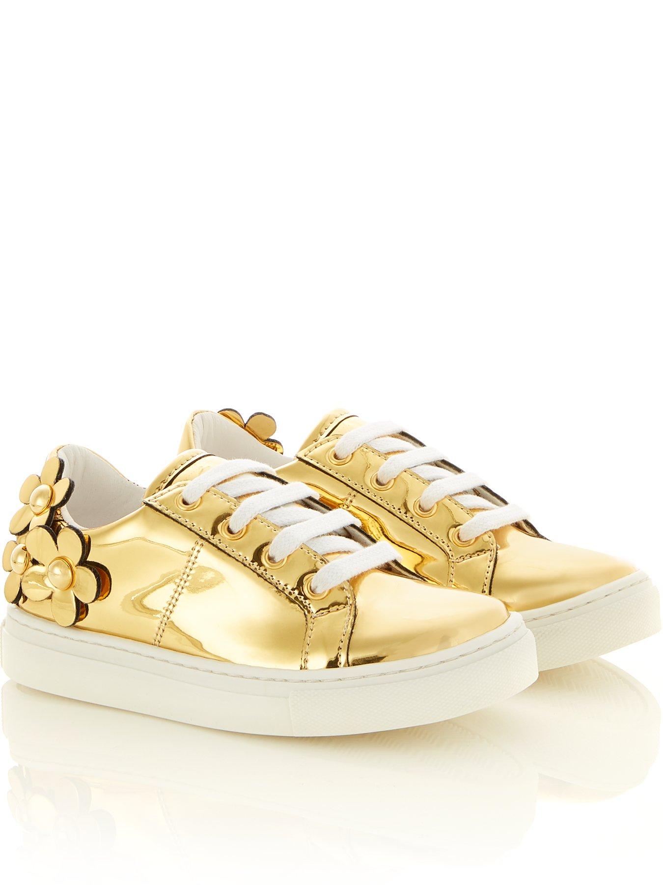 girls gold trainers