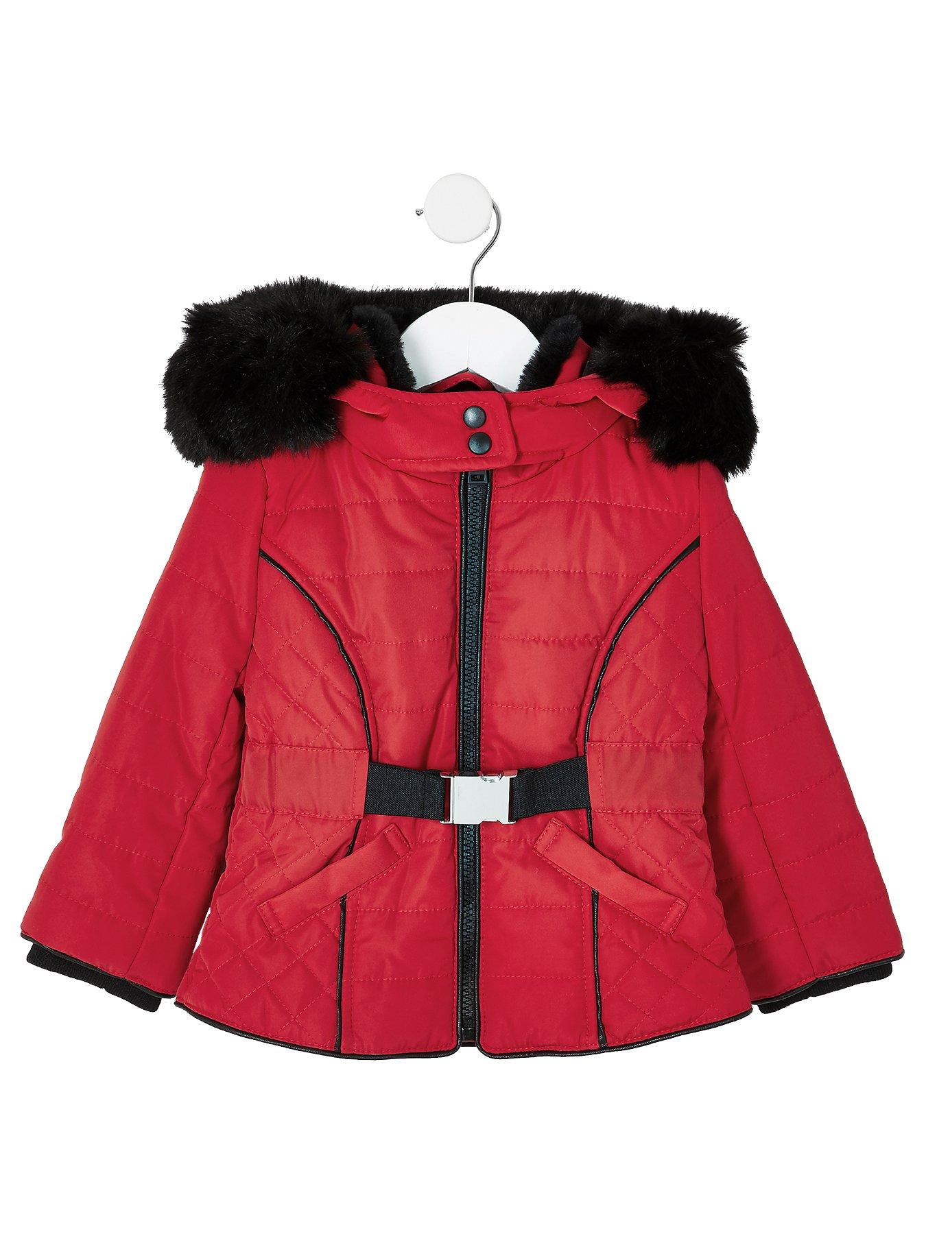 river island mini girls coats