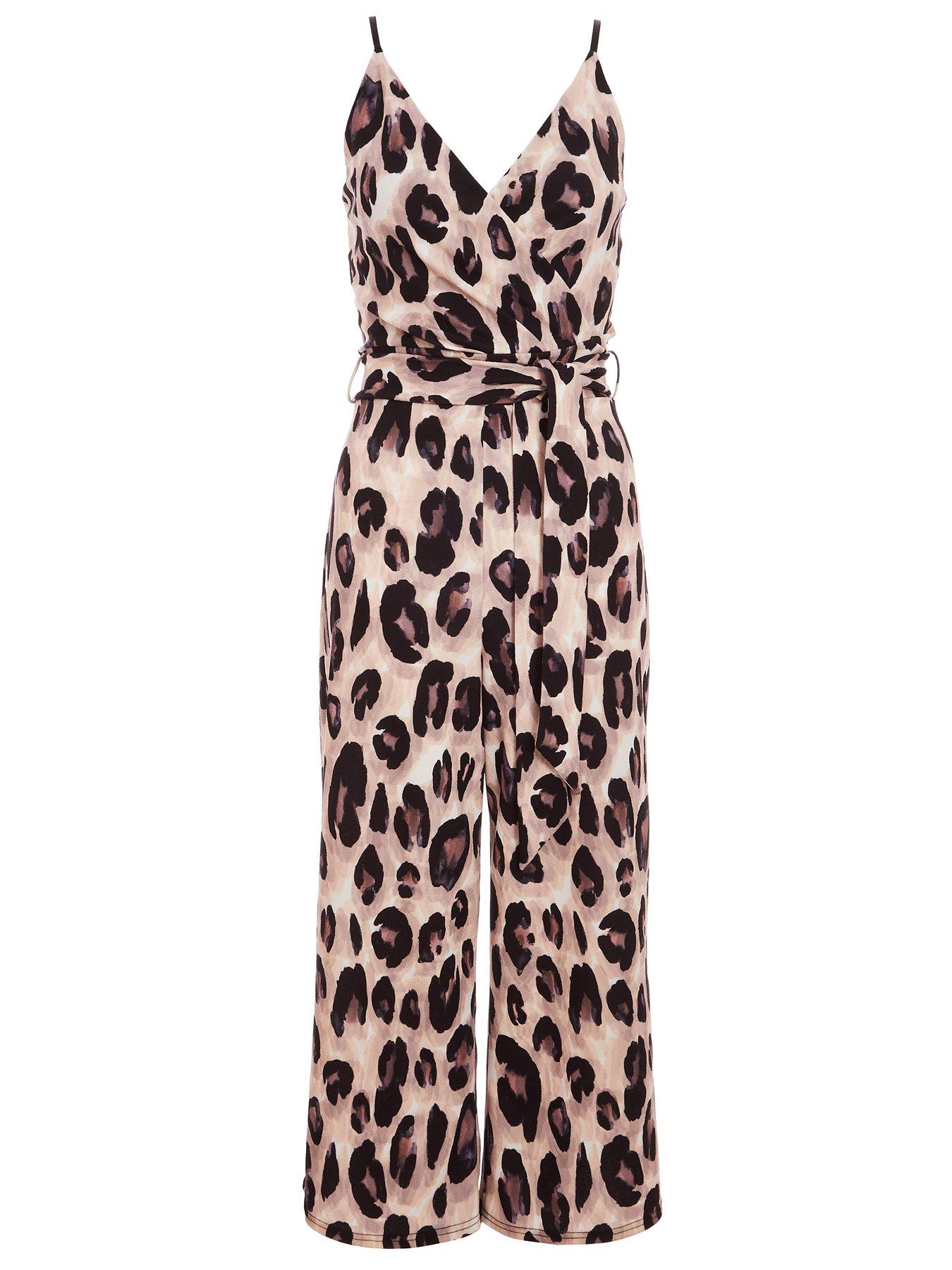 quiz leopard jumpsuit