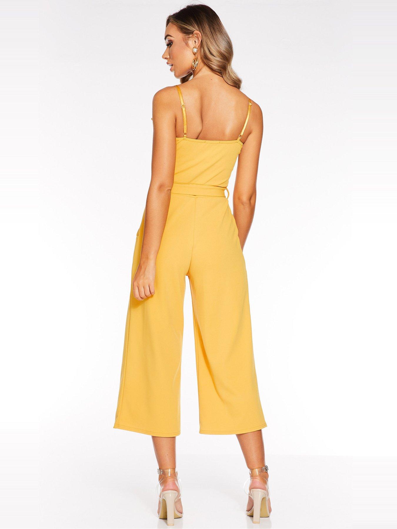 quiz mustard jumpsuit