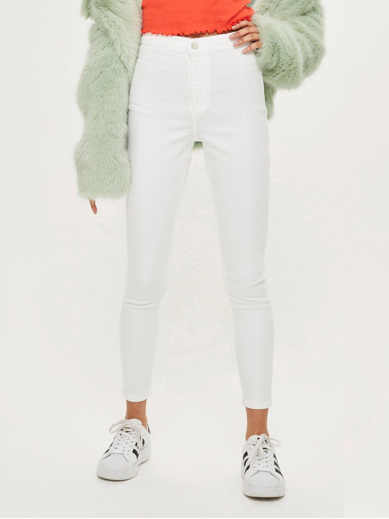 topshop white skinny jeans