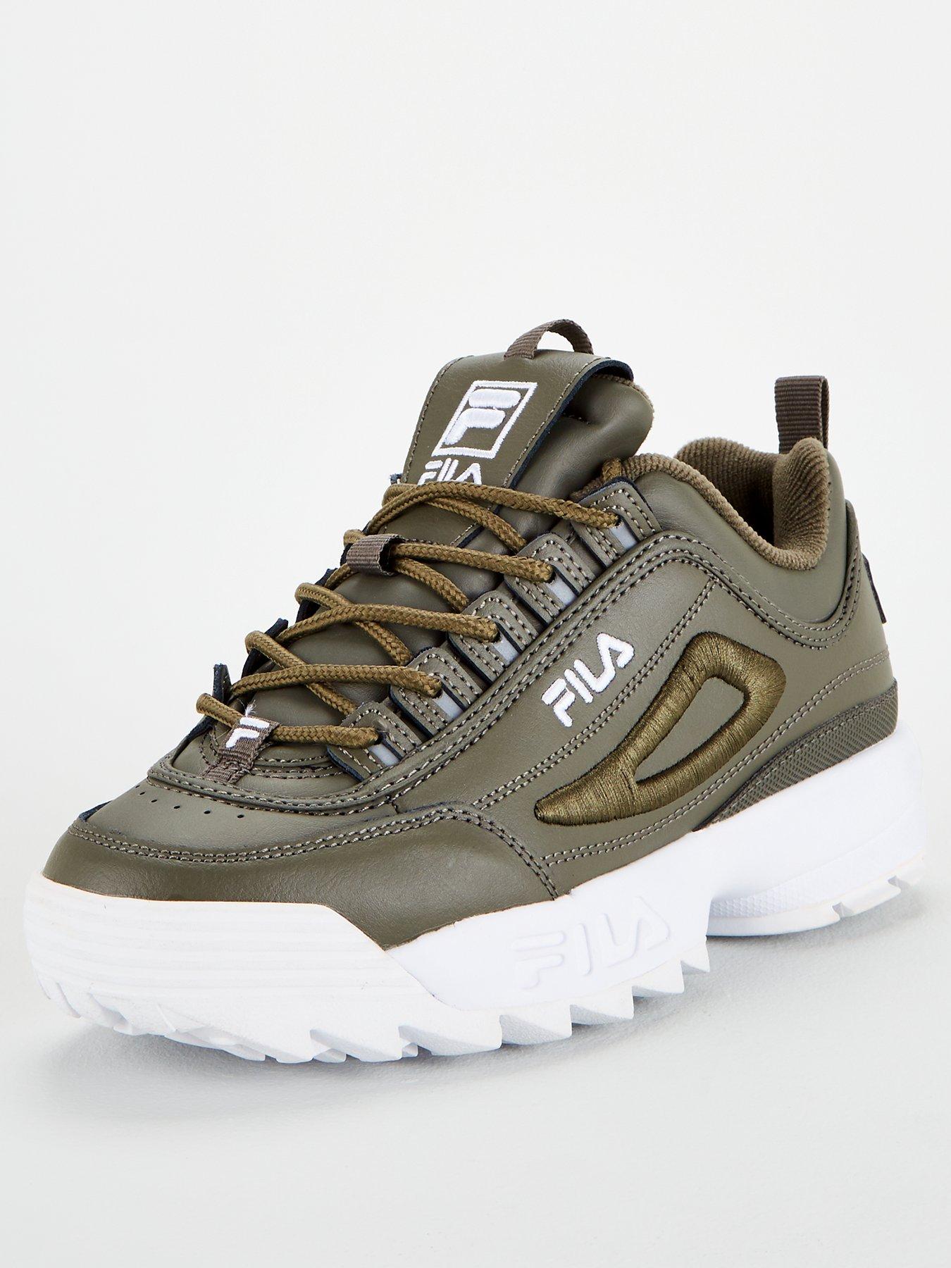 fila disruptor khaki