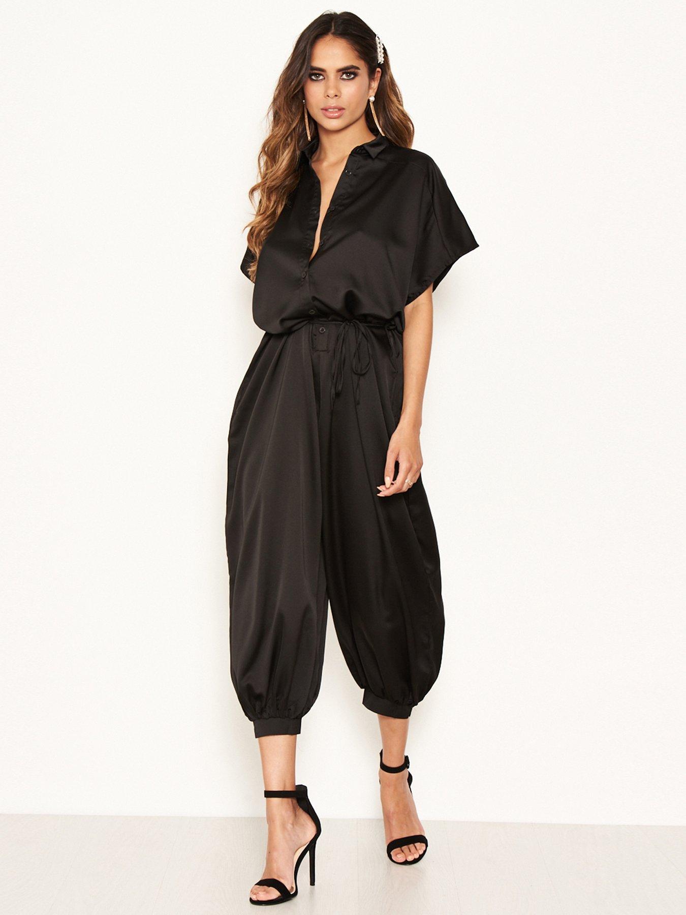 ax paris black jumpsuit