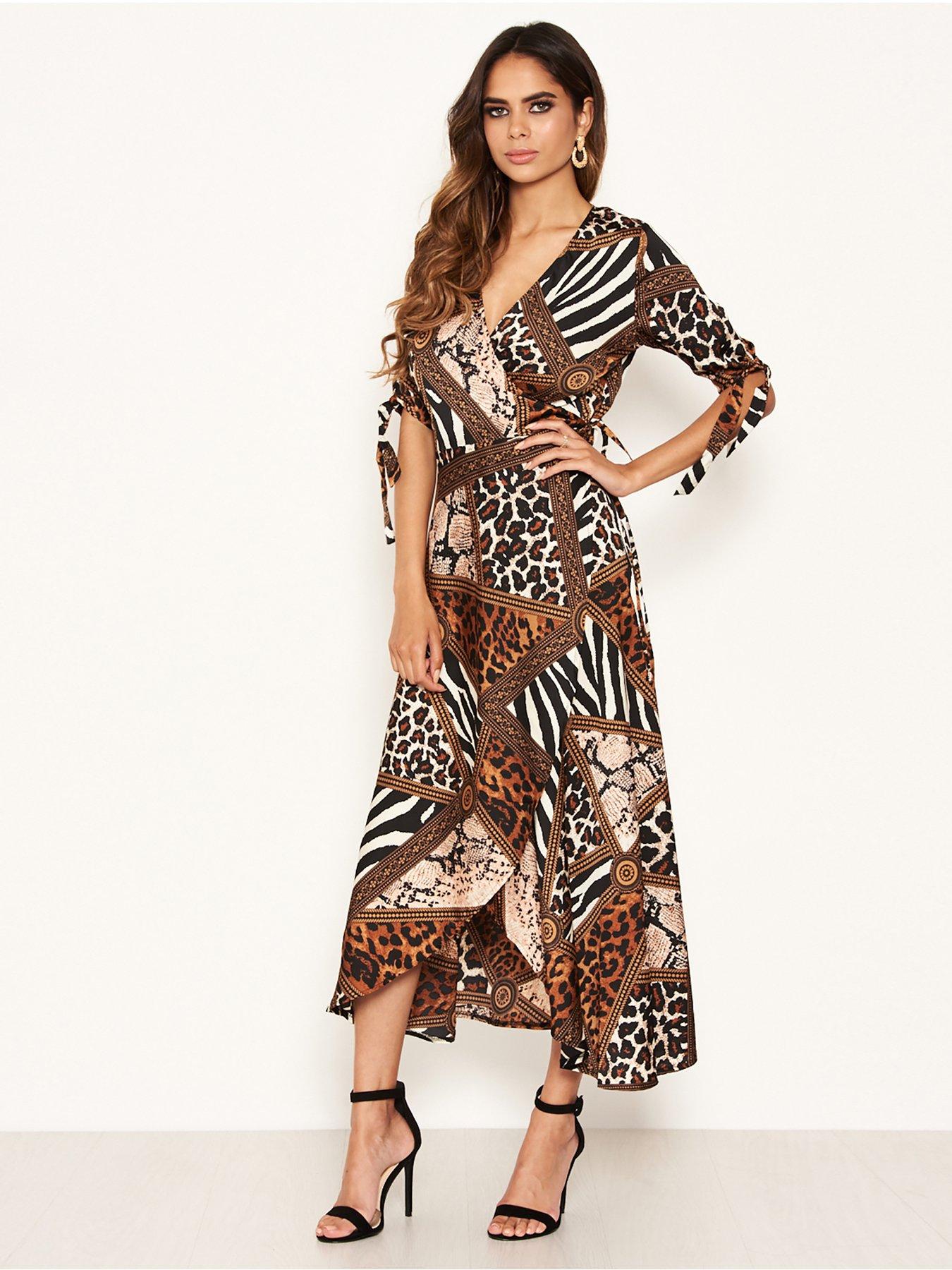 leopard print dress ax paris
