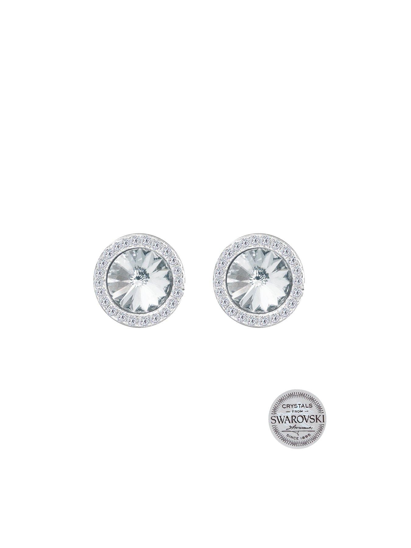 sterling silver stud earrings