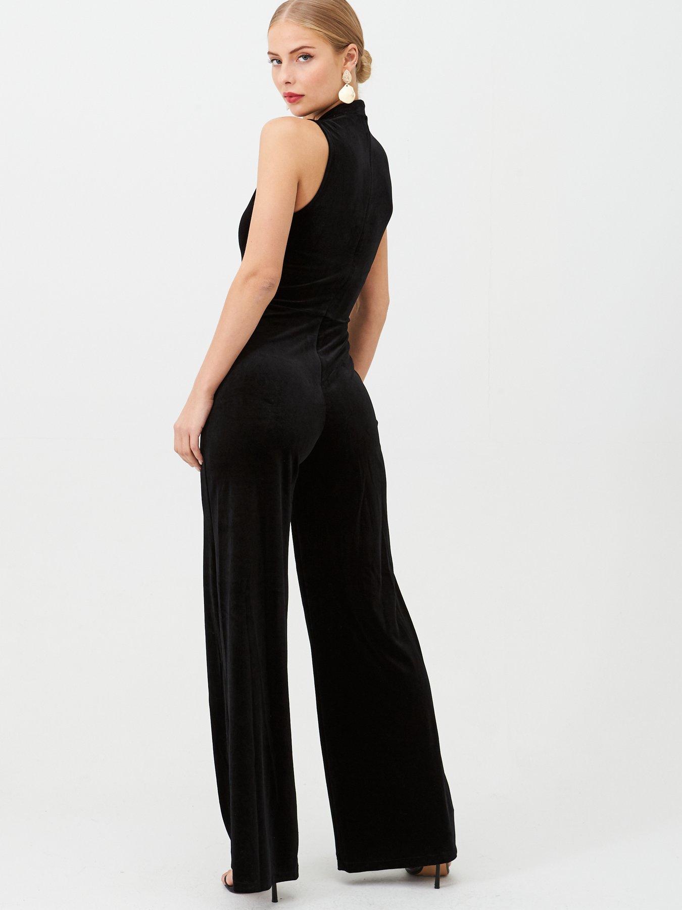 mango velvet jumpsuit