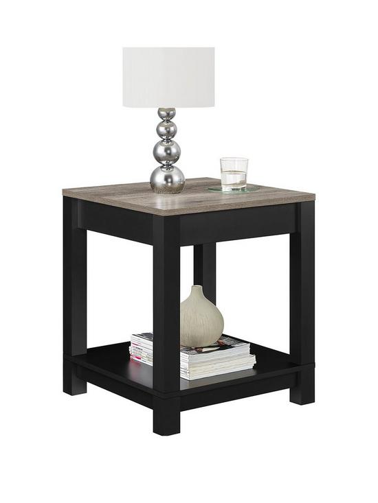 front image of carver-side-table