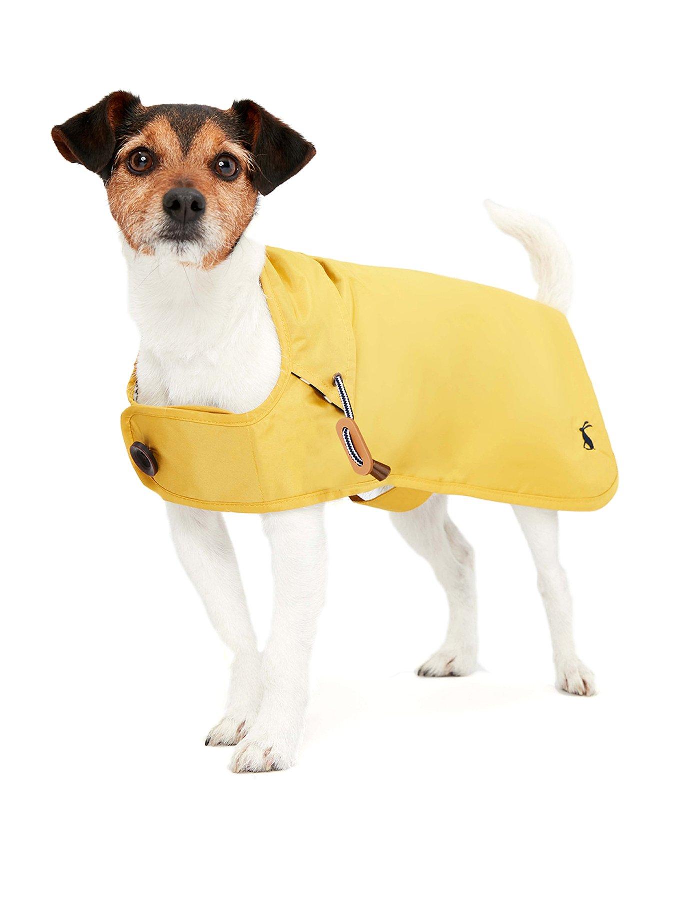Product photograph of Joules Mustard Raincoat - Large from very.co.uk