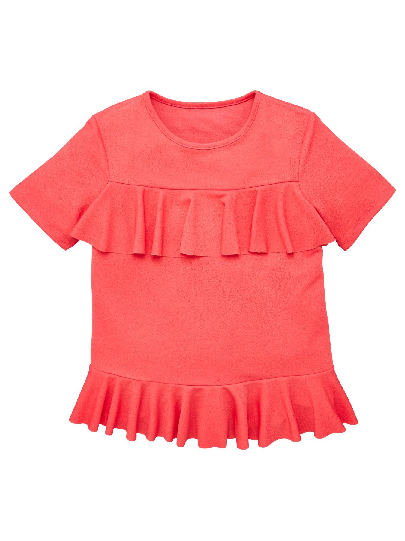 V By Very Girls Peplum Ruffle Top review