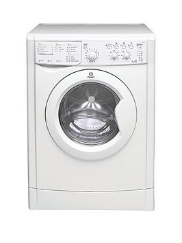 Product photograph of Indesit Indesit Iwdc65125ukn 1200 Spin 6kg Wash 5kg Dry Washer Dryer - White from very.co.uk