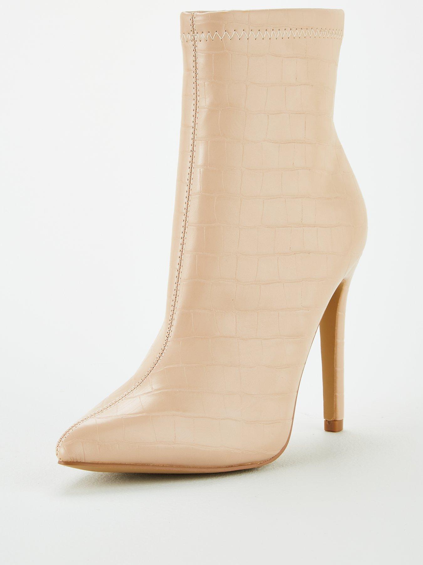 nude ankle boots uk
