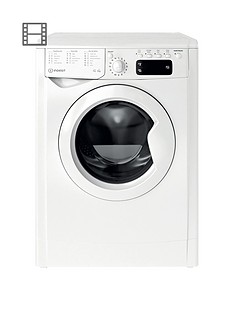 Indesit IWDD7123 1200 Spin, 7kg Wash, 5kg Dry Washer Dryer - White