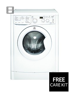 Indesit Ecotime IWDD7143 1400 Spin, 7kg Wash, 5kg Dry Washer Dryer - White
