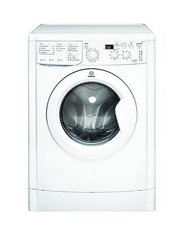 Product photograph of Indesit Iwdd75145ukn 1400 Spin 7kg Wash 5kg Dry Washer Dryer - White from very.co.uk