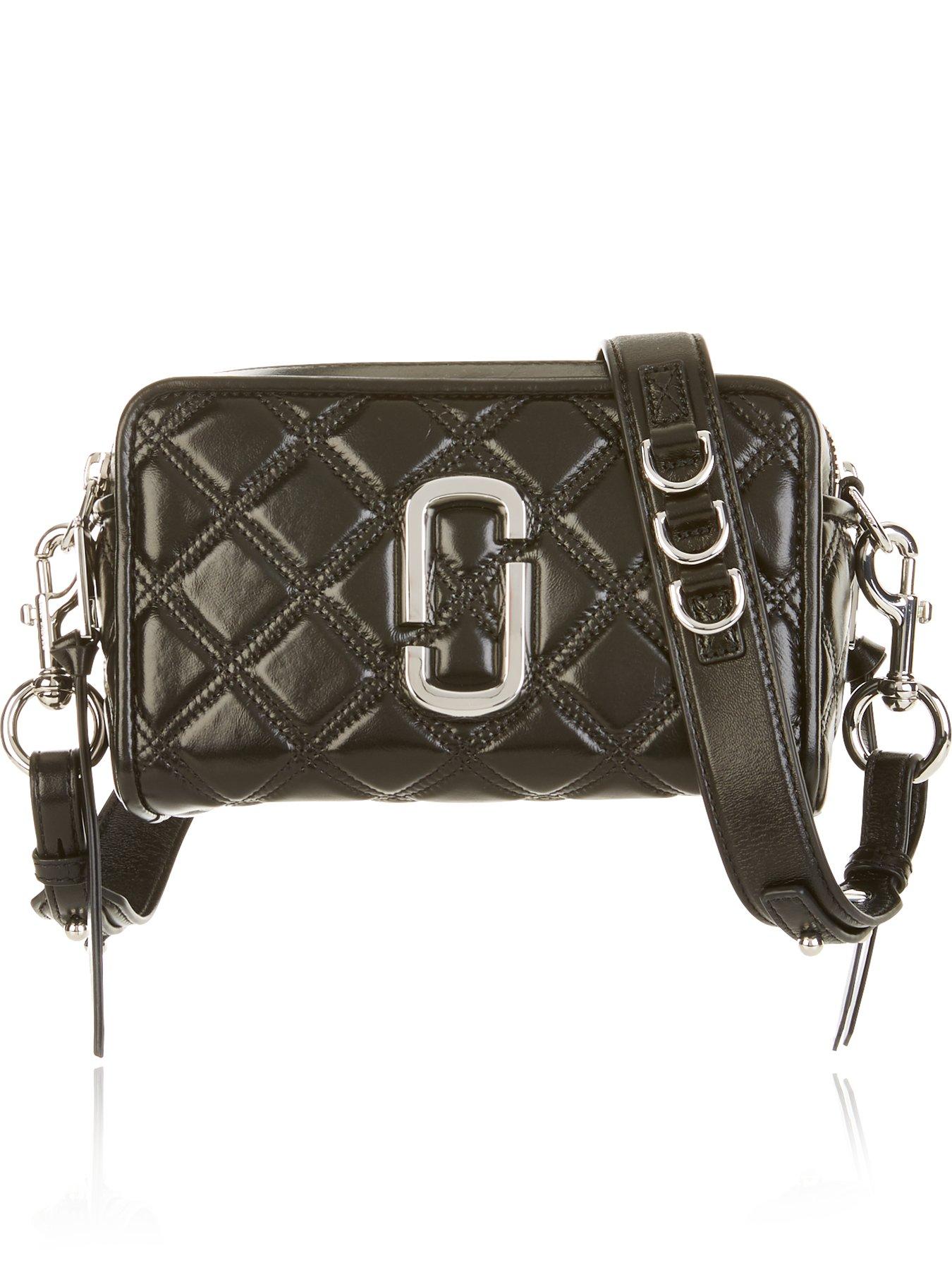 The Softshot 21 Quilted Cross Body Bag Black