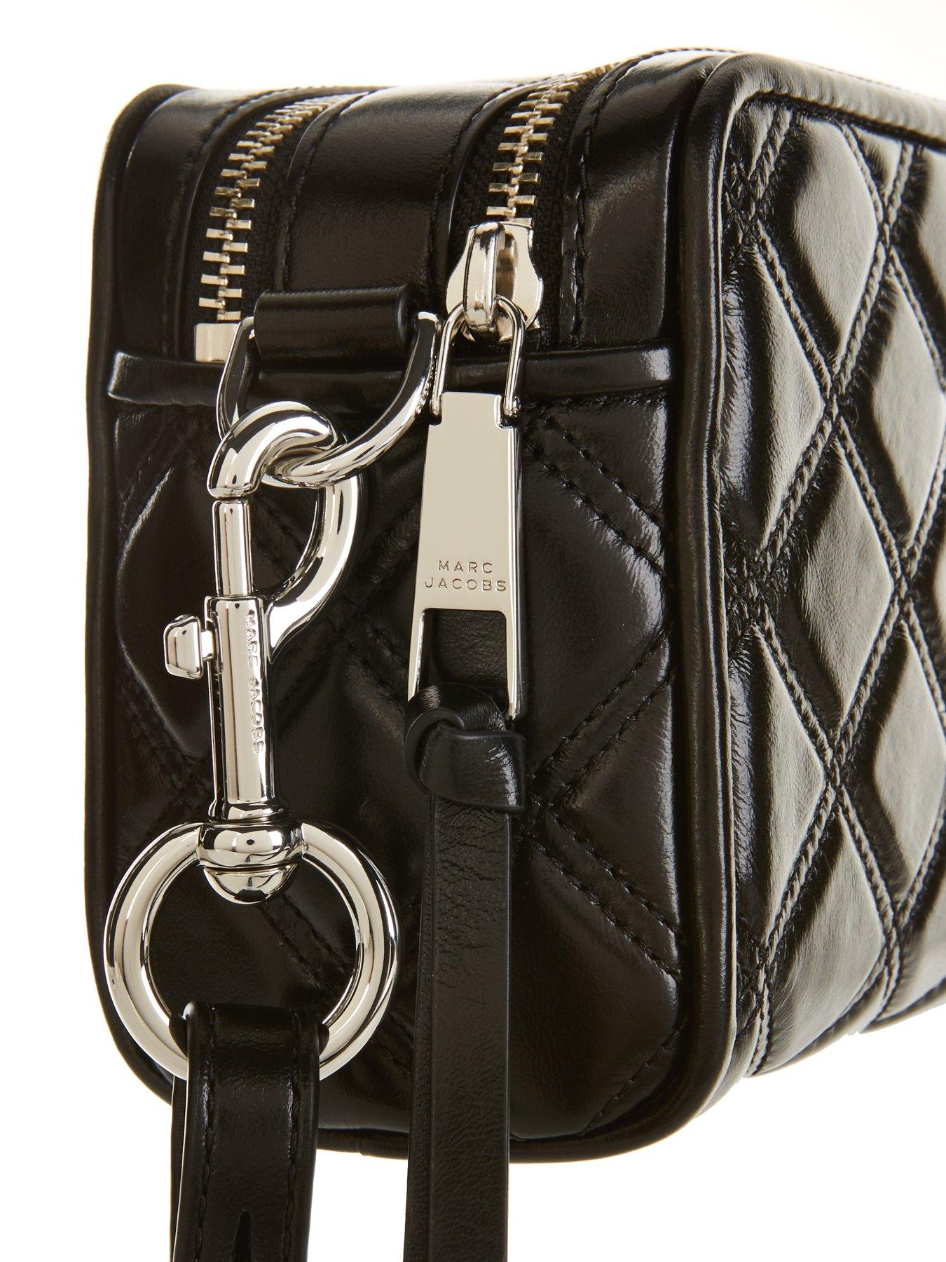 MARC JACOBS The Softshot 21 Quilted CrossBody Bag Black Very.co.uk