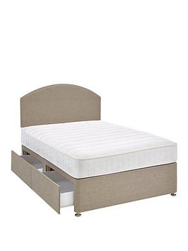 Product photograph of Airsprung Ezra 600 Pocket Memory Divan Bed With Storage Options from very.co.uk