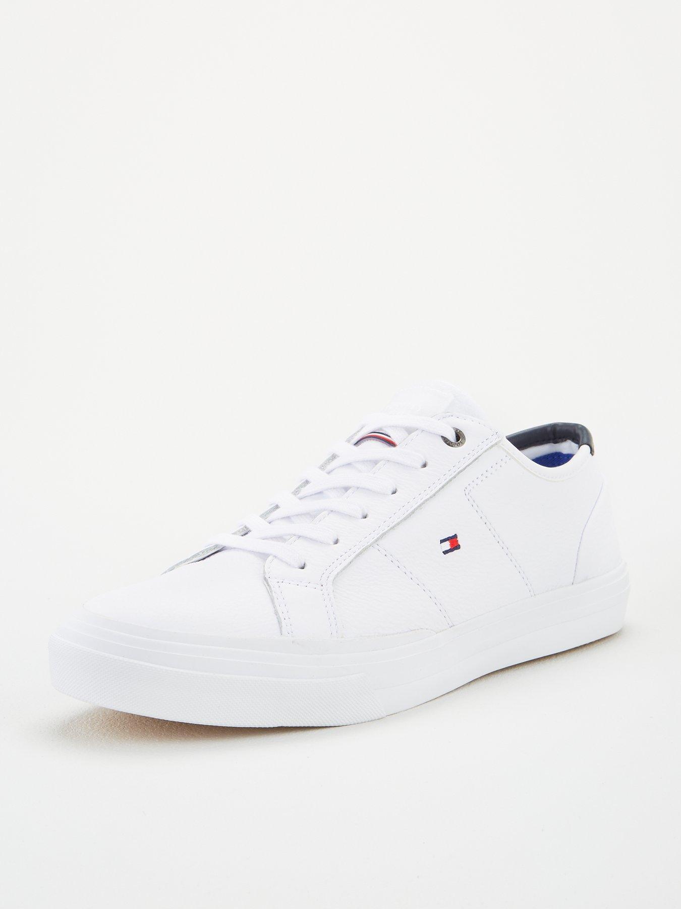 tommy hilfiger essential metallic signature tape trainers