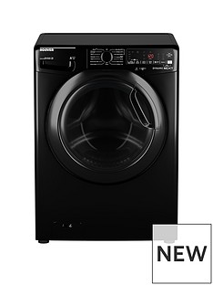 Hoover DWOAD610AHF7B-80 10kg, 1600 Spin Washing Machine- Black/Tinted Door