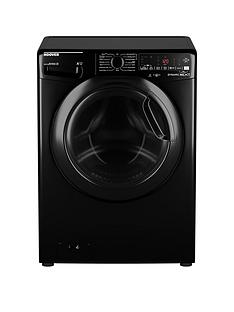 Hoover DWOAD610AHF7B-80 10kg Load, 1600 Spin Washing Machine - Black/Tinted Door