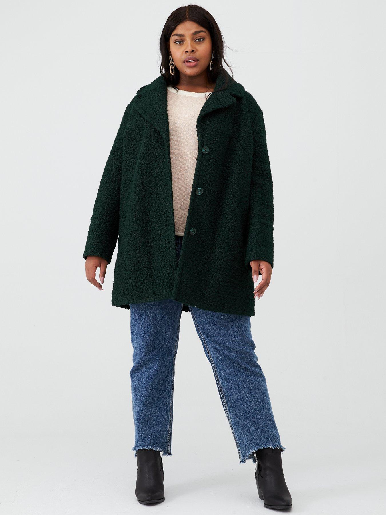 oasis boucle teddy coat