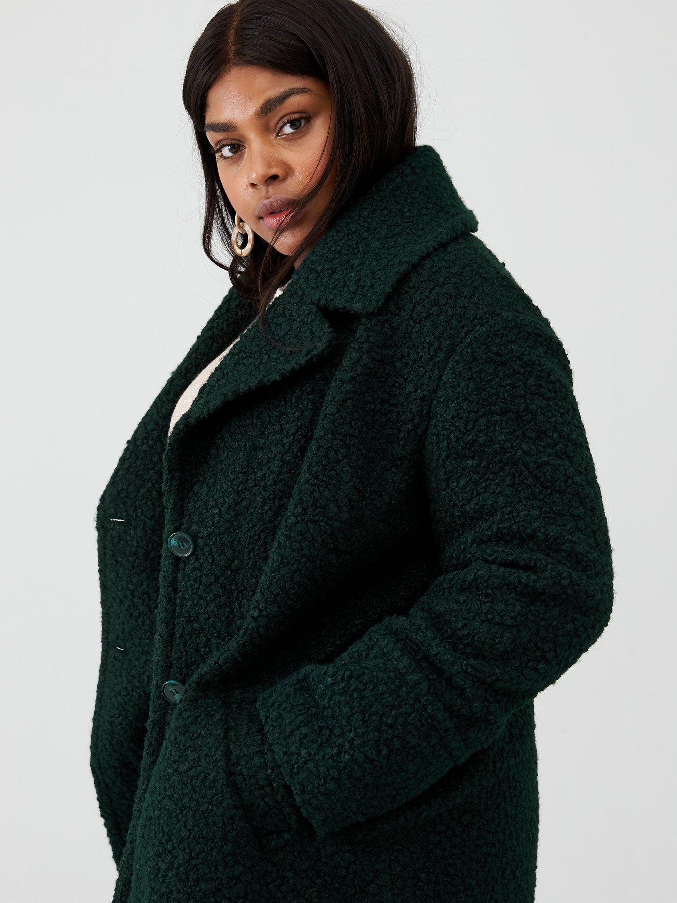 oasis boucle teddy coat