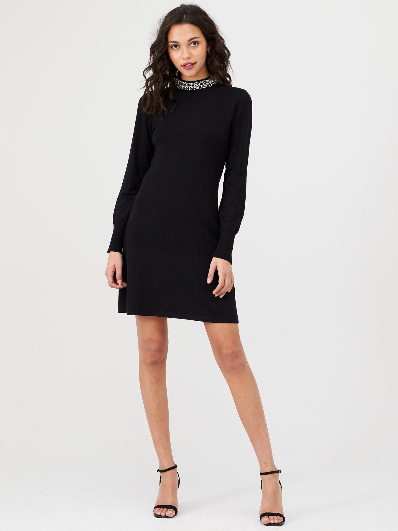 warehouse black dress