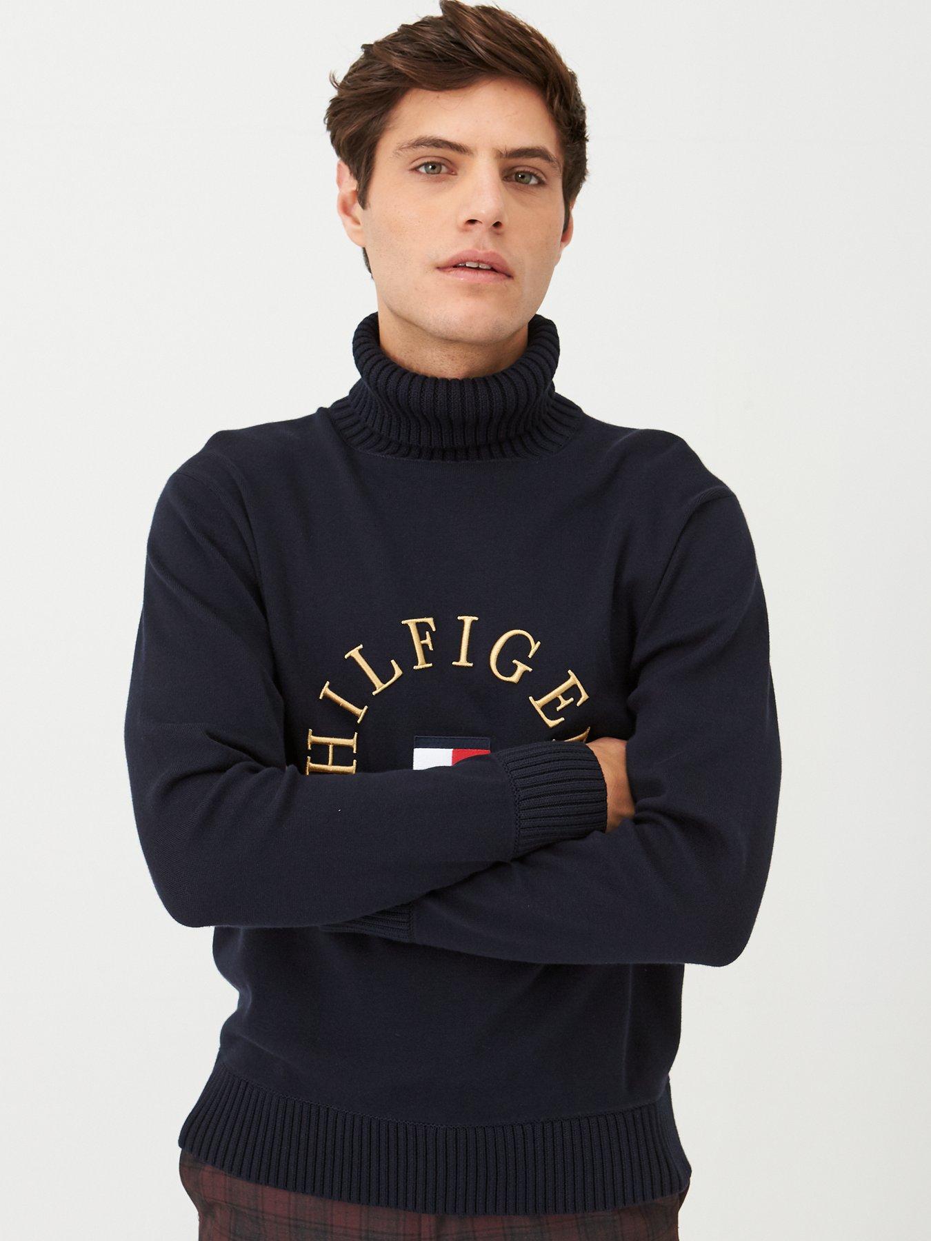 tommy hilfiger turtleneck jumper mens