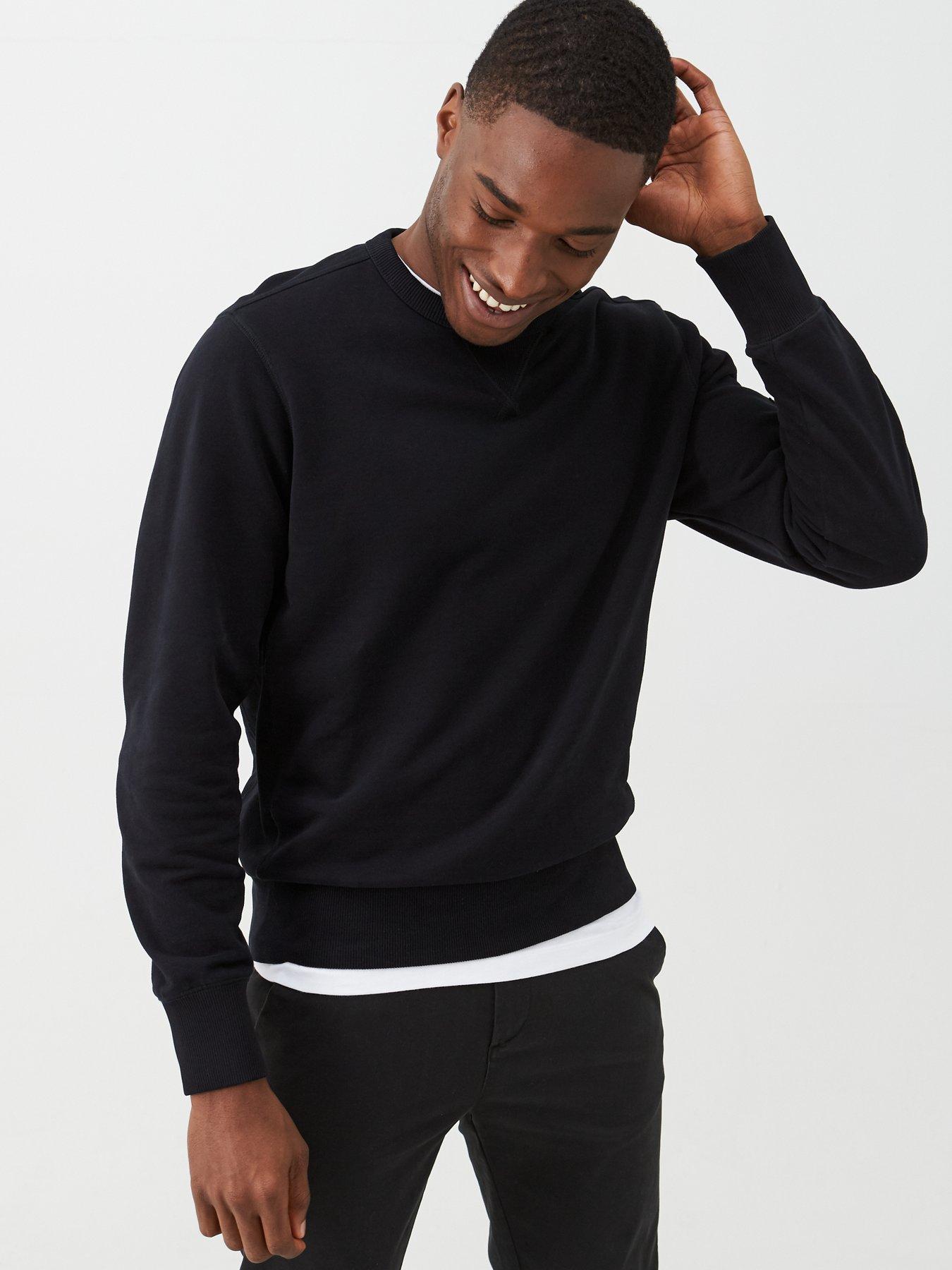 black calvin klein jumper mens