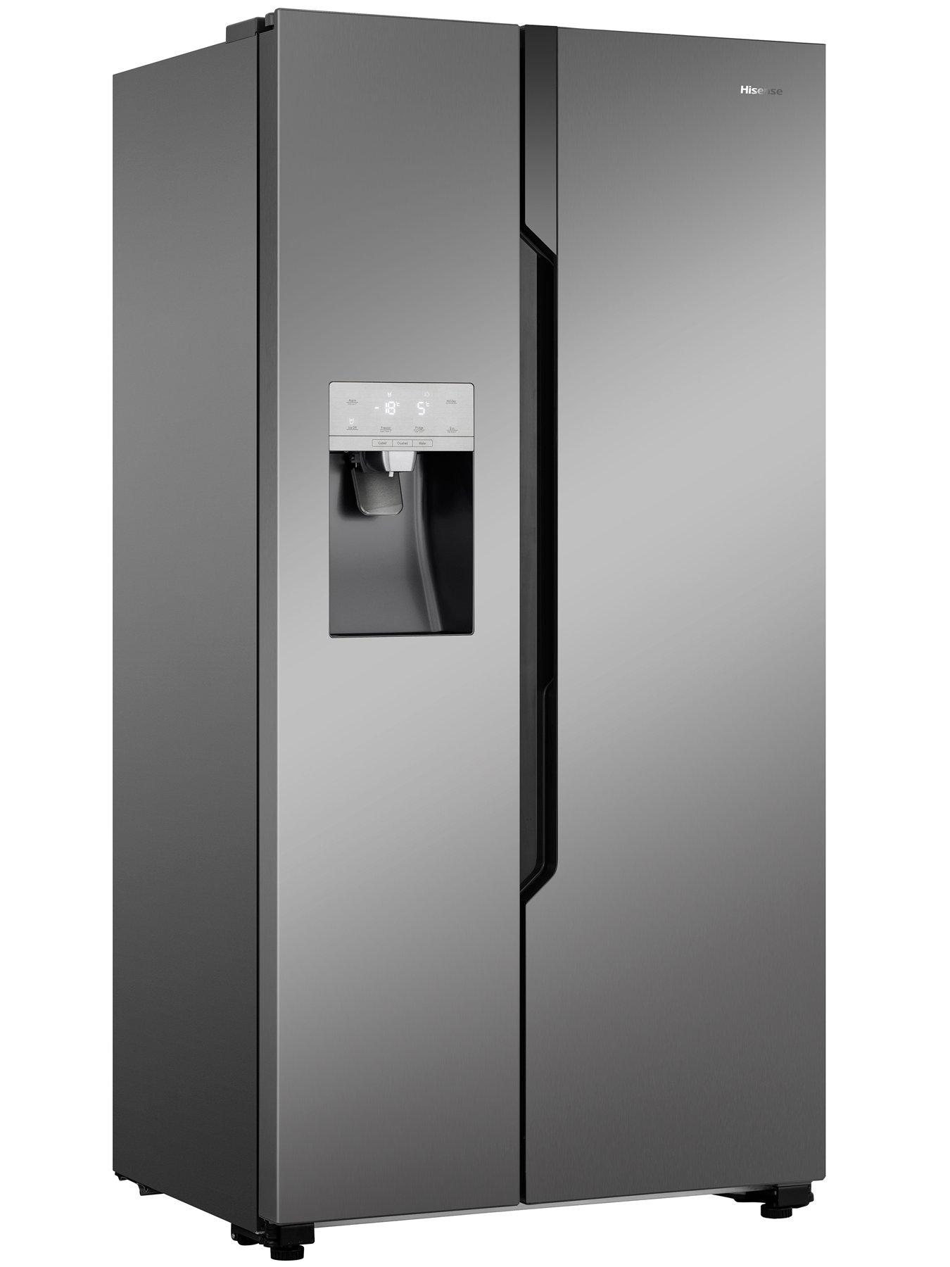 Hisense Rs694n4td1 Total No Frost American Style Fridge Freezer With Non Plumbed Water Ice Dispenser Silver Very Co Uk