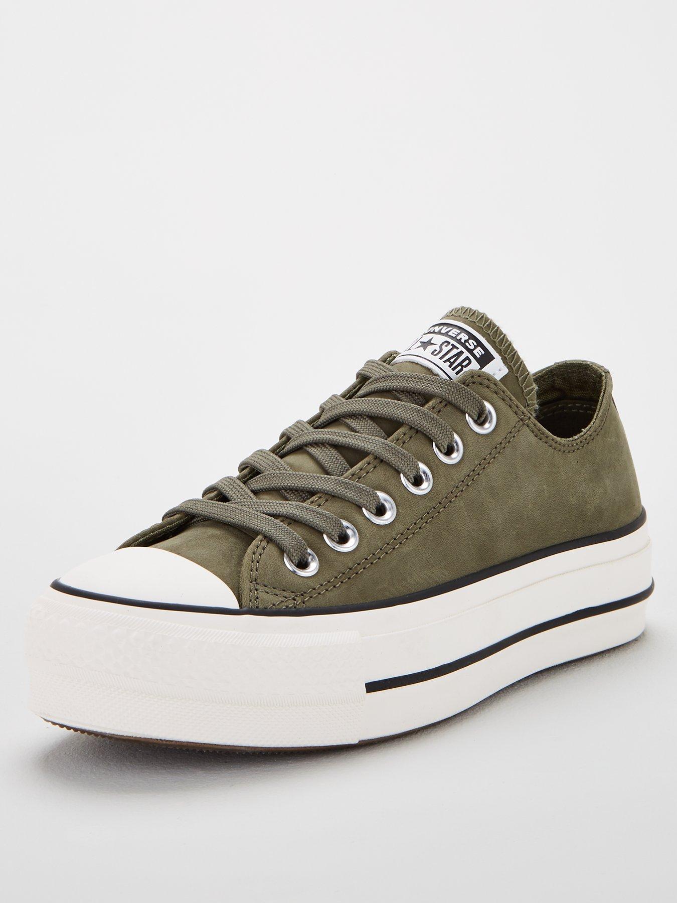 green platform converse