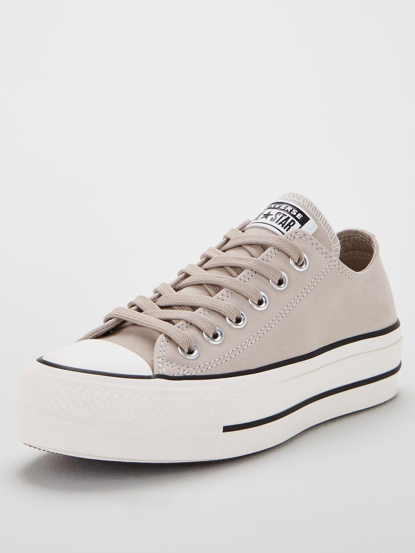 converse platform beige