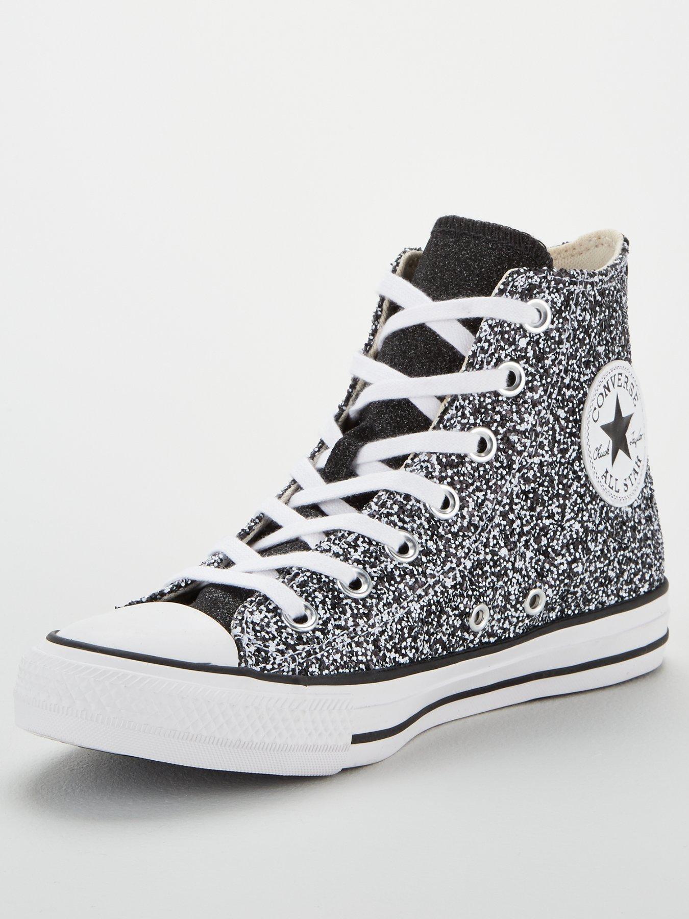 Converse Galaxy Dust Chuck Taylor All Star High Top - Black/White | very.co. uk