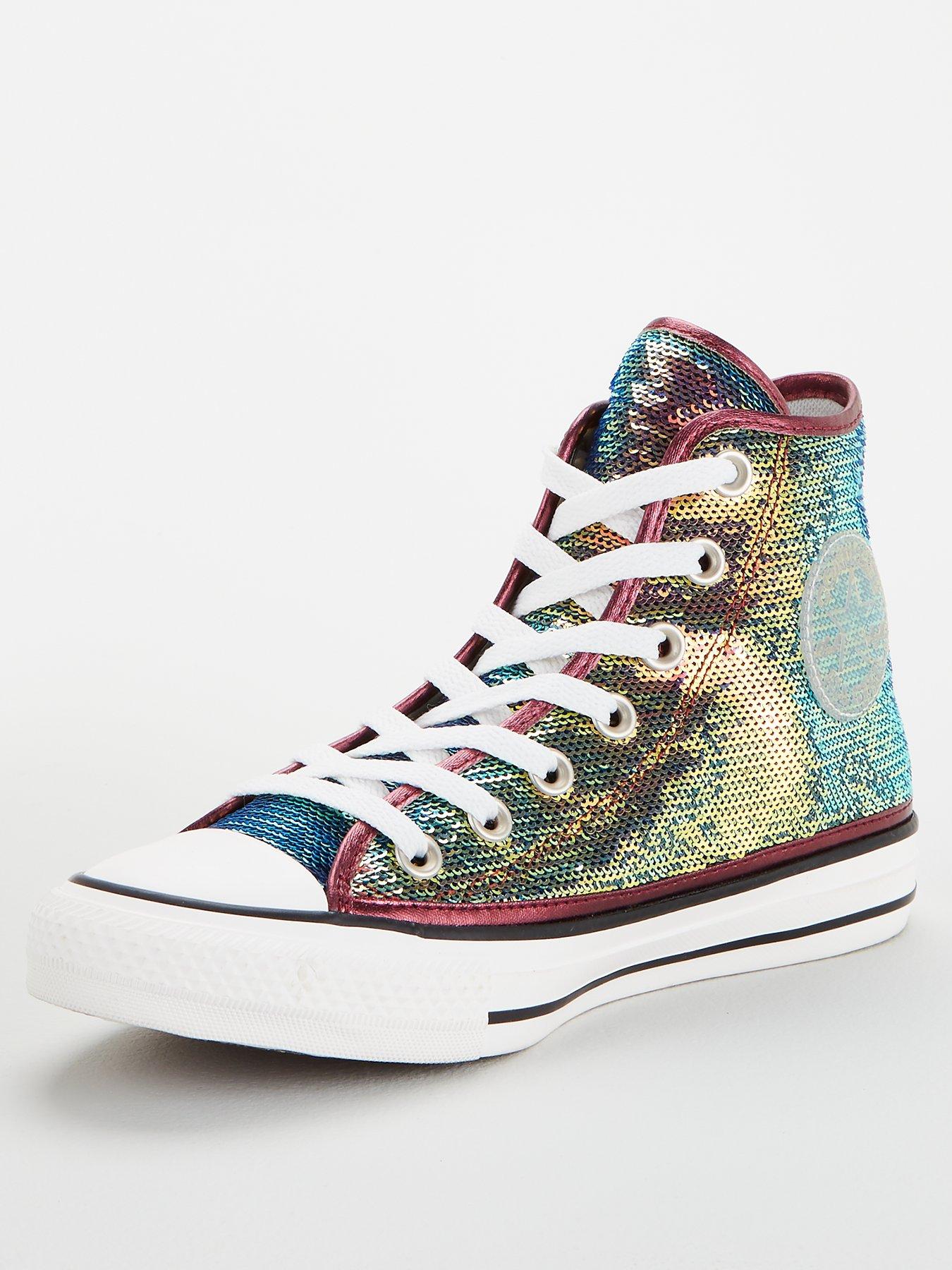 converse sequin high tops