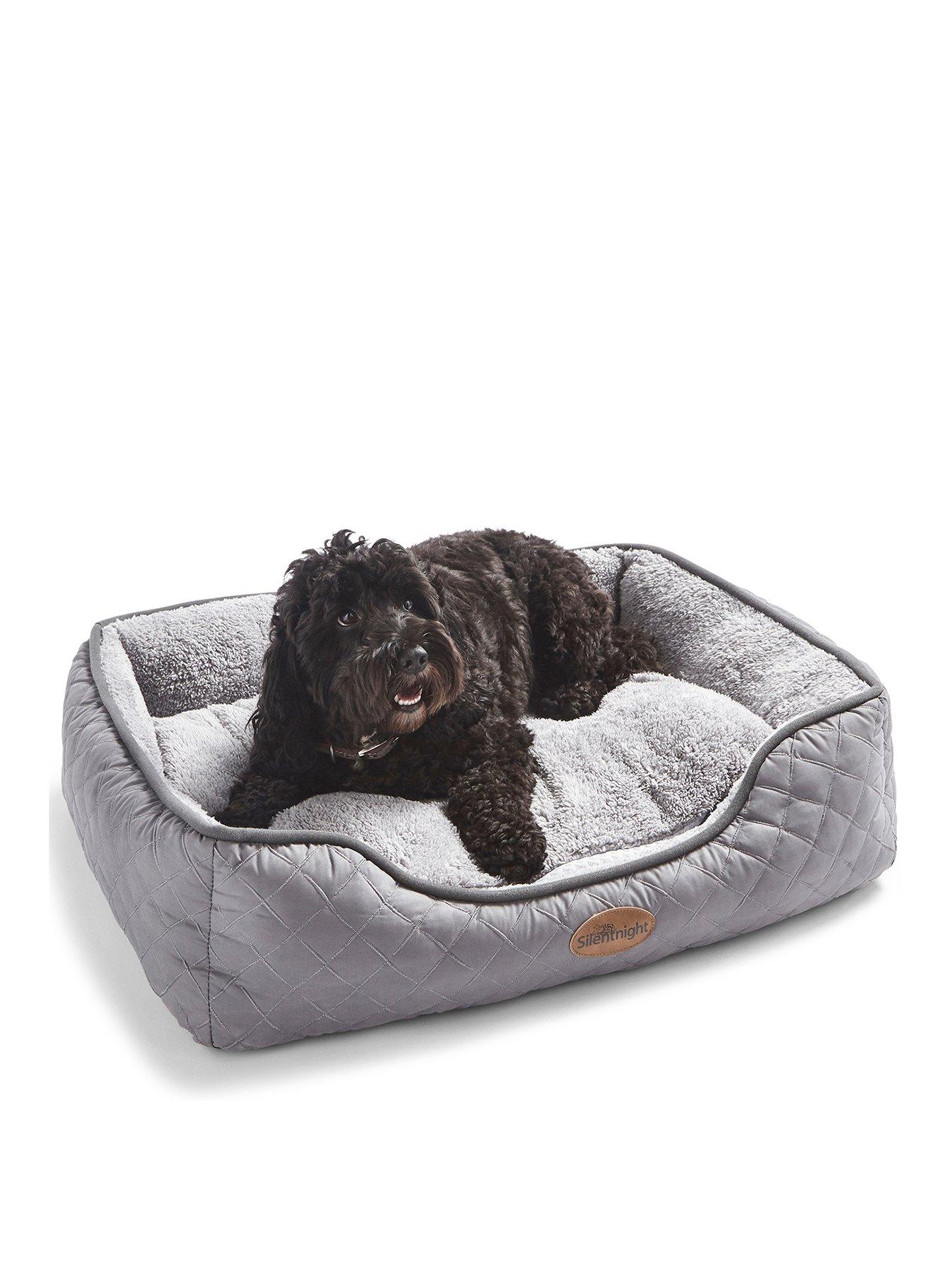 Product photograph of Silentnight Airmax Dual Season Pet Bed - Grey - Large from very.co.uk