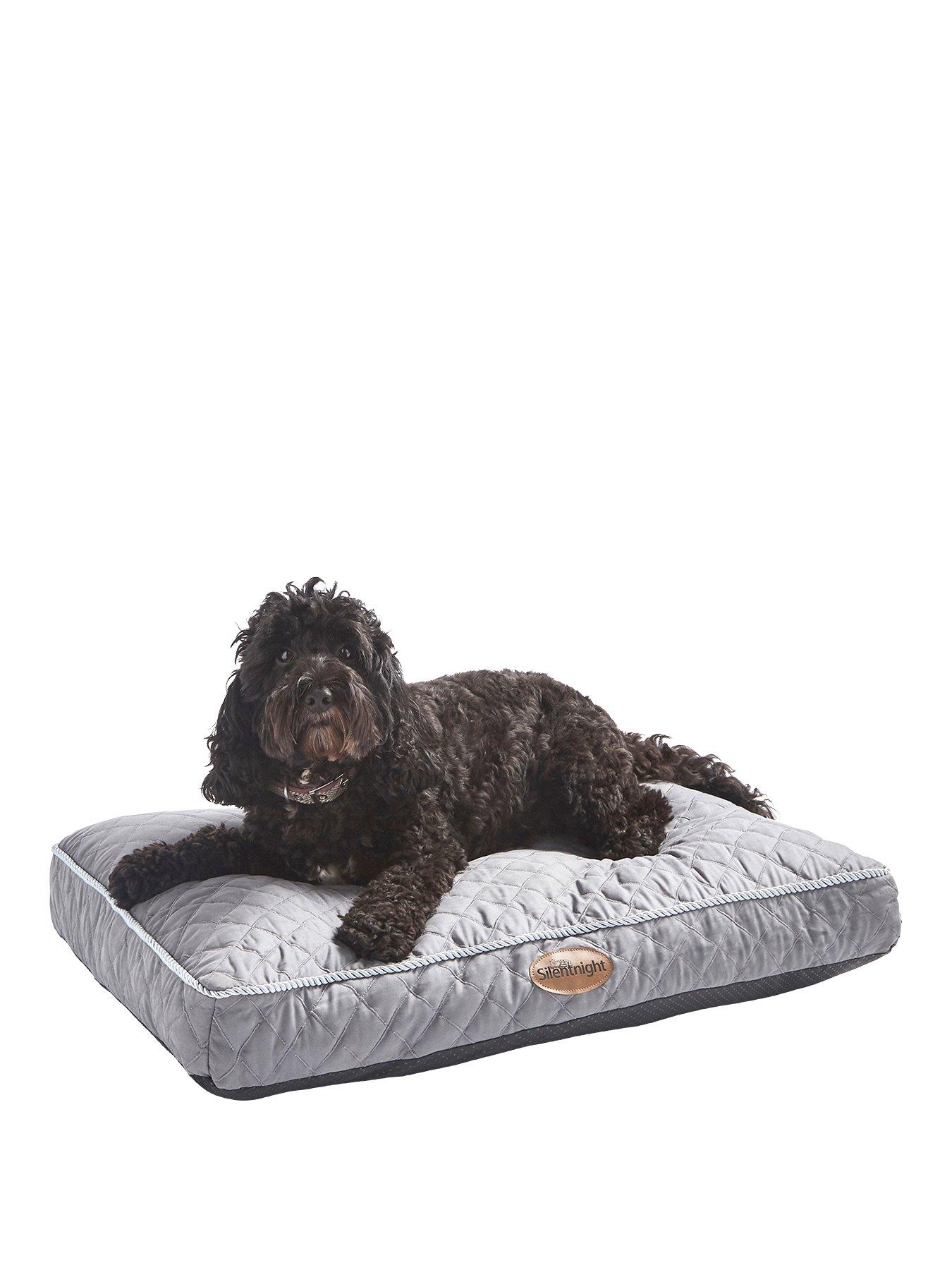 Product photograph of Silentnight Ultrabounce Mattress Pet Bed - Grey - Small from very.co.uk