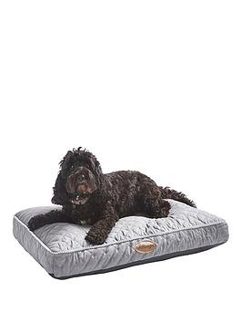 Product photograph of Silentnight Ultrabounce Mattress Pet Bed - Grey - Large from very.co.uk