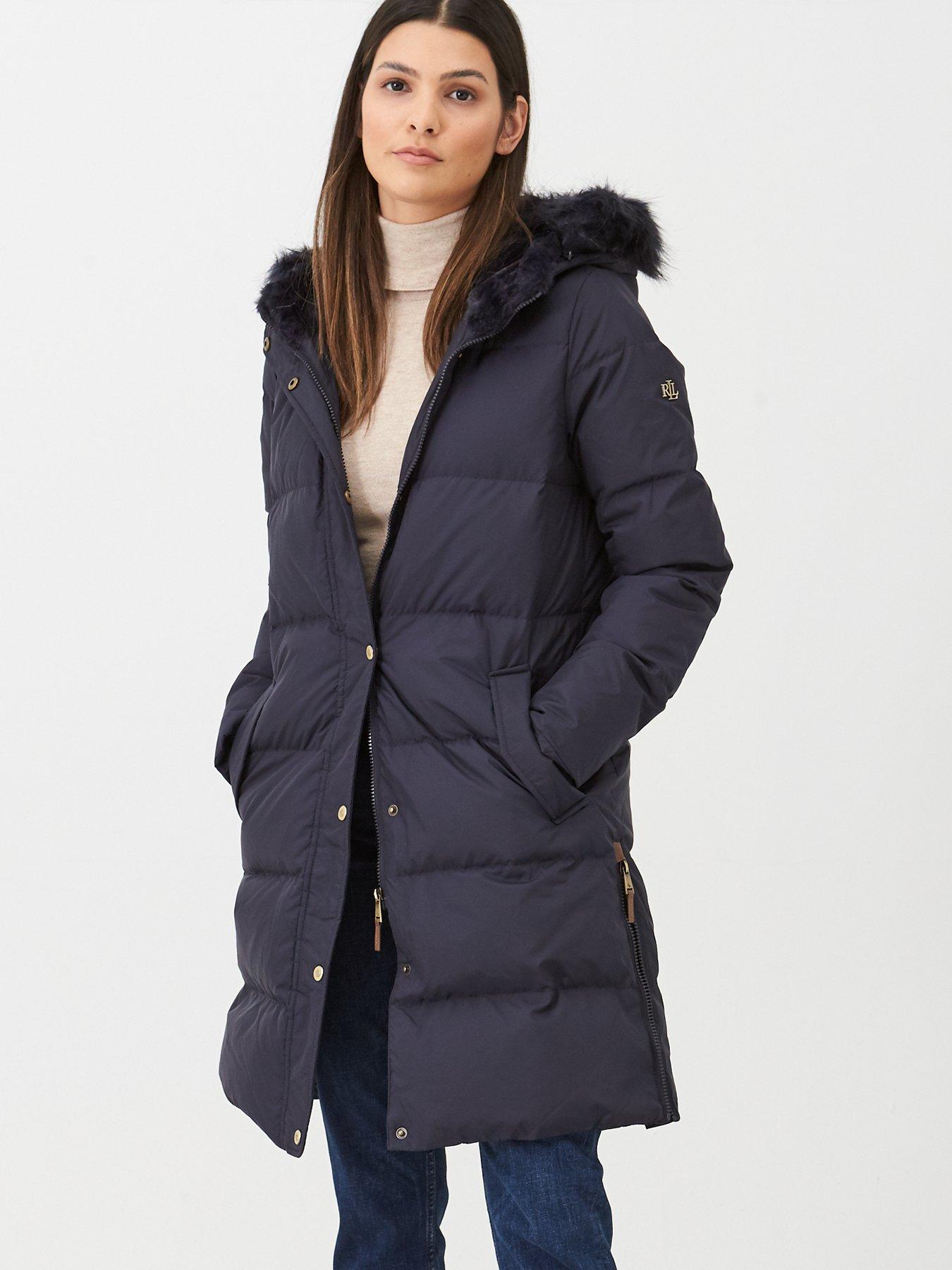ralph lauren coat with fur hood