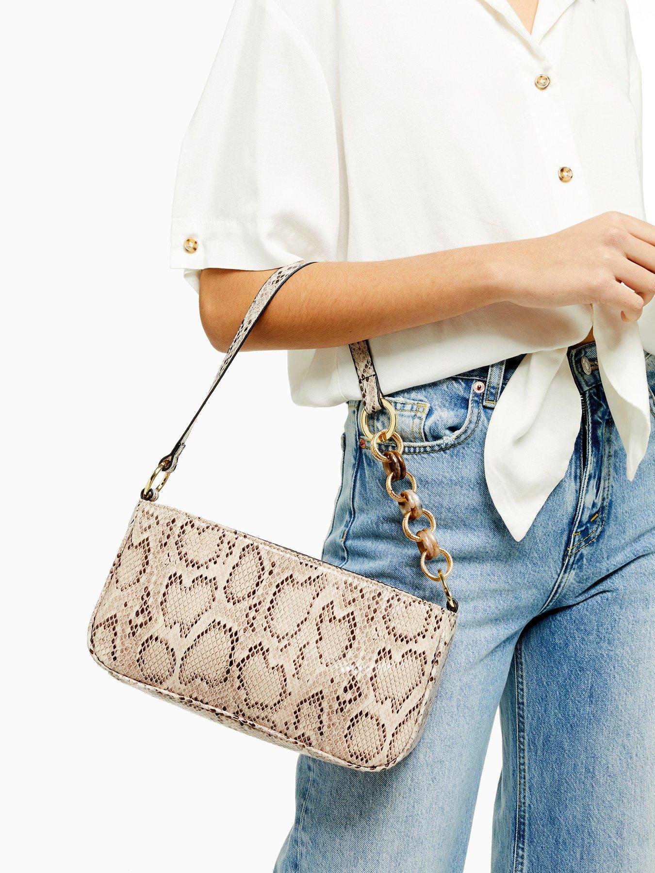 topshop suri snake bag